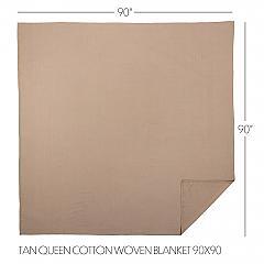43070-Serenity-Tan-Queen-Cotton-Woven-Blanket-90x90-image