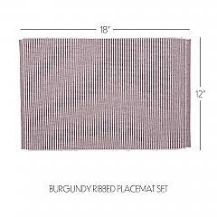 38555-Ashton-Burgundy-Ribbed-Placemat-Set-of-6-12x18-image