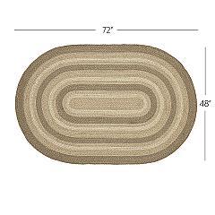 67146-Cobblestone-Jute-Rug-Oval-w-Pad-48x72-image