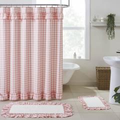 83370-Annie-Buffalo-Coral-Check-Ruffled-Shower-Curtain-72x72-image-1