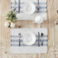 83465-Antique-White-Stripe-Blue-Indoor-Outdoor-Placemat-Set-of-6-13x19-image-1
