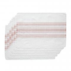 83457-Antique-White-Stripe-Coral-Indoor-Outdoor-Placemat-Set-of-6-13x19-image-3