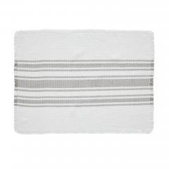 83461-Antique-White-Stripe-Dove-Grey-Indoor-Outdoor-Placemat-Set-of-6-13x19-image-2