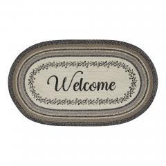 83420-Floral-Vine-Jute-Rug-Oval-Welcome-w-Pad-27x48-image-2