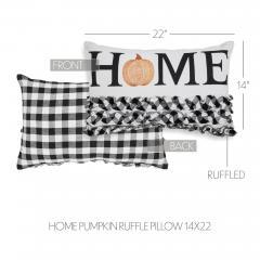 84001-Annie-Black-Check-Home-Pumpkin-Ruffle-Pillow-14x22-image-3