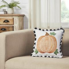 84004-Annie-Black-Check-Pumpkin-Pillow-12x12-image-1