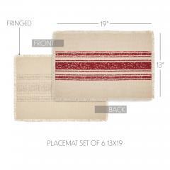 42449-Yuletide-Burlap-Red-Stripe-Placemat-Set-of-6-13x19-image-5