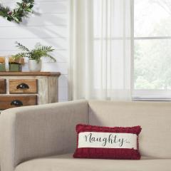 54522-Kringle-Chenille-Naughty-and-Nice-Pillow-7x13-image-1