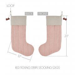 57350-Sawyer-Mill-Red-Ticking-Stripe-Stocking-12x20-image-3
