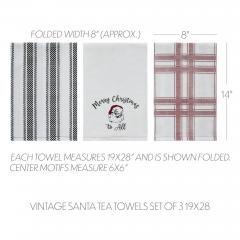 84080-Annie-Check-Vintage-Santa-Tea-Towel-Set-of-3-19x28-image-3