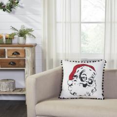 84081-Annie-Red-Check-Vintage-Santa-Pillow-18x18-image-1