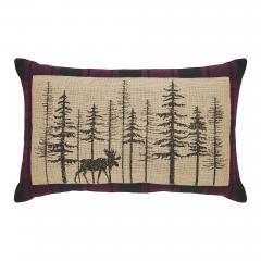 84103-Cumberland-Red-Black-Plaid-Winter-Forest-Pillow-14x22-image-2