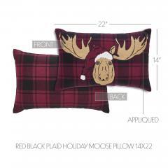 84104-Cumberland-Red-Black-Plaid-Holiday-Moose-Pillow-14x22-image-4