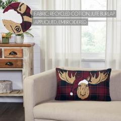 84104-Cumberland-Red-Black-Plaid-Holiday-Moose-Pillow-14x22-image-5