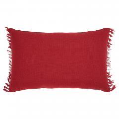 84152-Eston-Red-White-Plaid-Pillow-Fringed-14x22-image-3