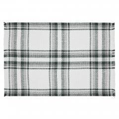 84162-Harper-Plaid-Green-White-Placemat-Set-of-2-Fringed-13x19-image-2
