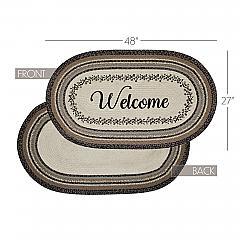 83420-Floral-Vine-Jute-Rug-Oval-Welcome-w-Pad-27x48-image-4