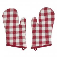 84837-Annie-Buffalo-Check-Red-Oven-Mitt-Set-of-2-image-2