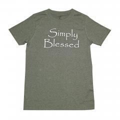 84315-Simply-Blessed-T-Shirt-Military-Melange-XL-image-2
