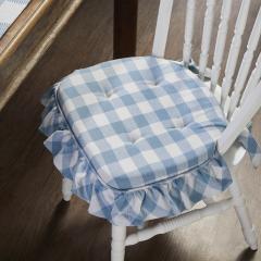 84715-Annie-Buffalo-Check-Blue-Ruffled-Chair-Pad-16.5x18-image-1