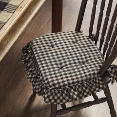84756-Black-Check-Ruffled-Chair-Pad-16.5x18-image-1
