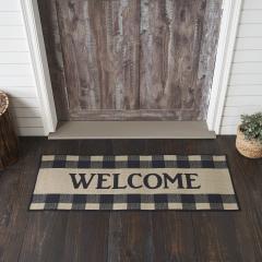 84768-Black-Check-Welcome-Rug-Rect-17x48-image-1