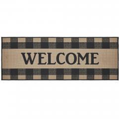 84768-Black-Check-Welcome-Rug-Rect-17x48-image-2