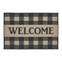 84769-Black-Check-Welcome-Rug-Rect-24x36-image-2