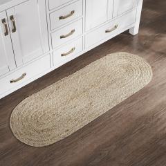 84800-Natural-Jute-Rug-Oval-w-Pad-17x48-image-1