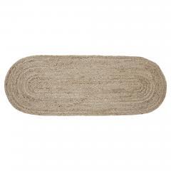 84800-Natural-Jute-Rug-Oval-w-Pad-17x48-image-2