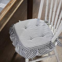 84806-Sawyer-Mill-Blue-Ticking-Stripe-Ruffled-Chair-Pad-16.5x18-image-1