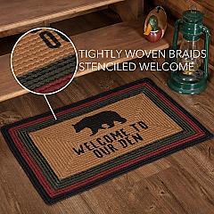 70596-Wyatt-Stenciled-Bear-Jute-Rug-Rect-Welcome-to-Our-Den-20x30-image-3