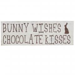 84966-Bunny-Wishes-Chocolate-Kisses-Wooden-Sign-4x12-image-2