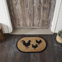 84269-Down-Home-Rooster-Hens-Coir-Rug-Oval-20x30-image-1