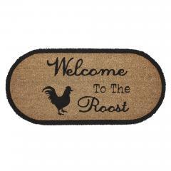 84270-Down-Home-Welcome-to-the-Roost-Coir-Rug-Oval-17x36-image-2