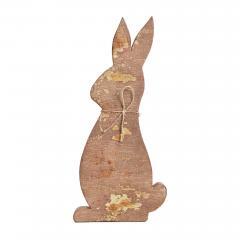 84975-Wooden-Bunny-with-Prim-Burlap-Star-13x6x1.5-image-3