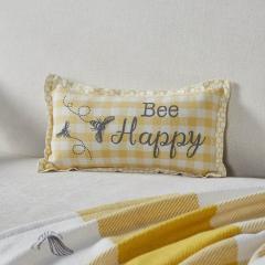 84447-Buzzy-Bees-Bee-Happy-Pillow-7x13-image-1