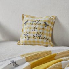 84450-Buzzy-Bees-Me-My-Honey-Pillow-9x9-image-1