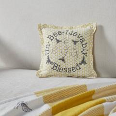 84451-Buzzy-Bees-Un-Bee-Lievably-Blessed-Pillow-9x9-image-1