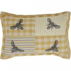84452-Buzzy-Bees-Patchwork-Bee-Pillow-9.5x14-image-2