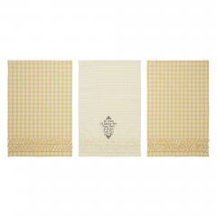 84458-Buzzy-Bees-Ruffled-Tea-Towel-Set-of-3-19x28-image-2