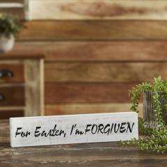 84985-For-Easter-I-m-Forgiven-Wooden-Sign-3x14-image-1