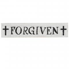 84986-Forgiven-with-Crosses-Wooden-Sign-3x14-image-2