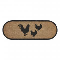 84268-Down-Home-Rooster-Hens-Coir-Rug-Oval-17x48-image-2