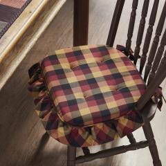 84782-Heritage-Farms-Primitive-Check-Ruffled-Chair-Pad-16.5x18-image-1