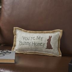84947-Spring-In-Bloom-You-re-My-Bunny-Honey-Pillow-7x13-image-1