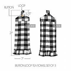 84705-Annie-Buffalo-Check-Black-Button-Loop-Tea-Towel-Set-of-3-image-4