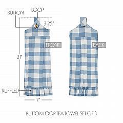 84716-Annie-Buffalo-Check-Blue-Button-Loop-Tea-Towel-Set-of-3-image-4