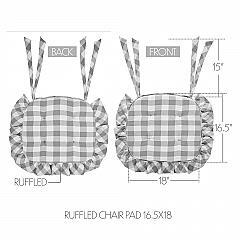 84725-Annie-Buffalo-Check-Grey-Ruffled-Chair-Pad-16.5x18-image-4