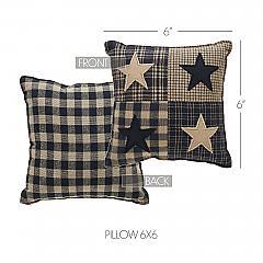 84772-Black-Check-Star-Pillow-6x6-image-4